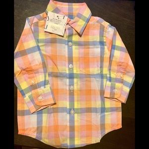 🎁NWT! Janie and Jack baby boys dress shirt